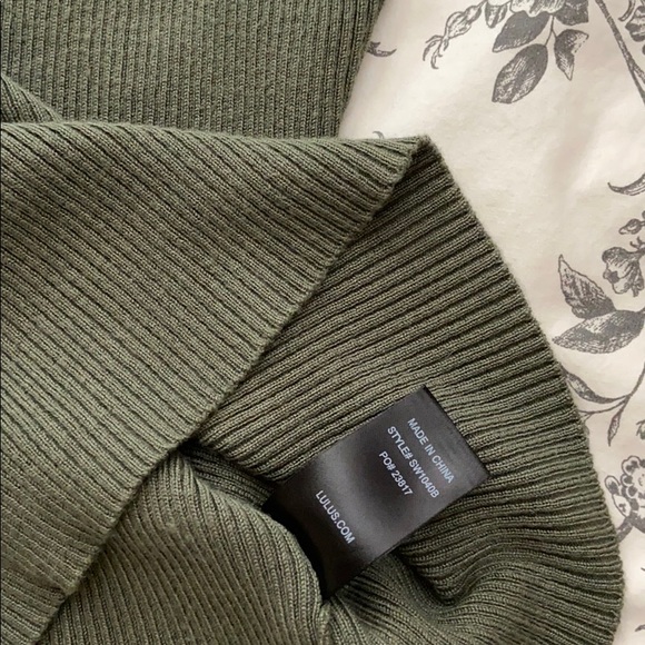 Lulu’s Small Olive Racerback Tank - Picture 3 of 3